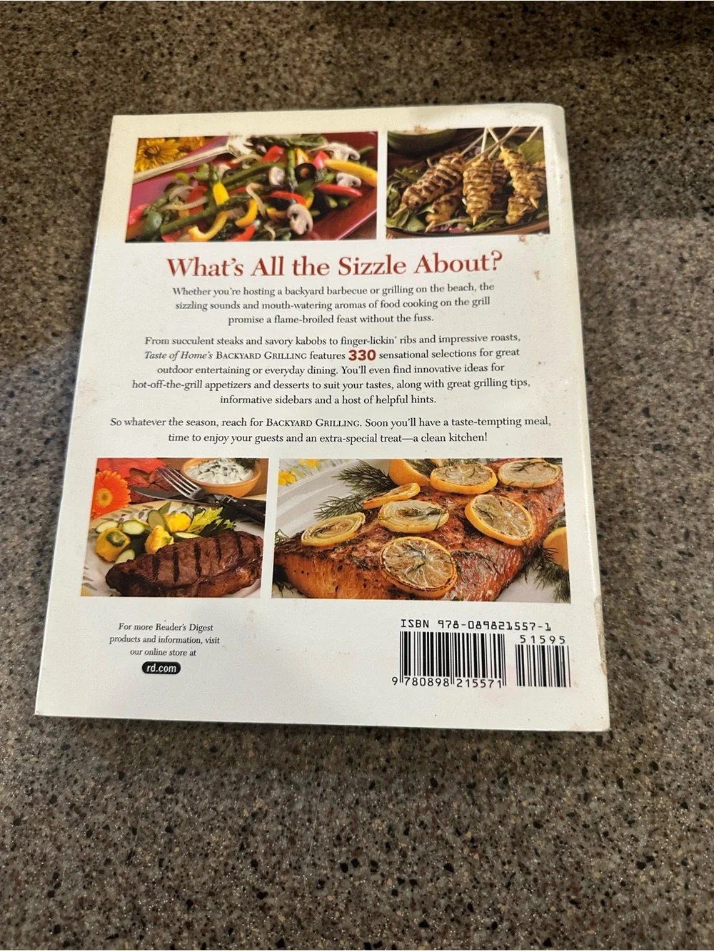 Taste of Home Backyard Grilling Cookbook - Brown Cover